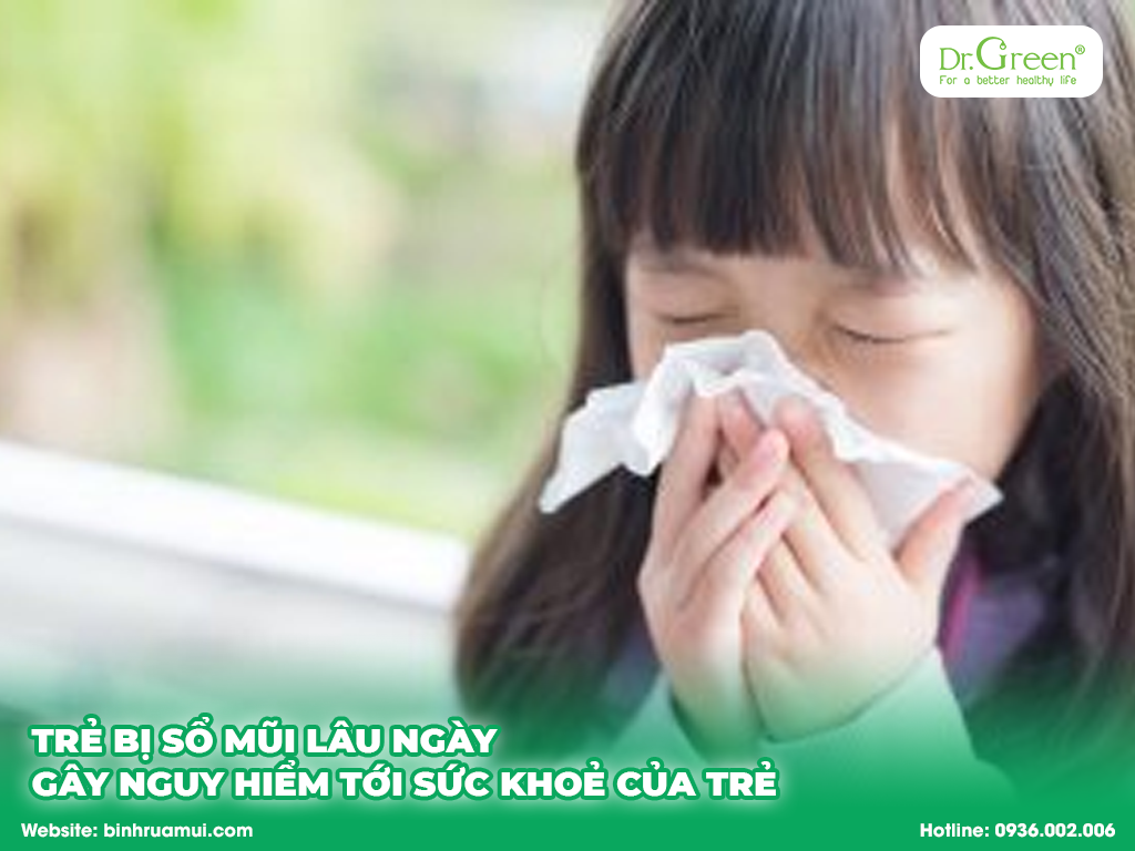 Trẻ bị sổ mũi lâu ngày có nguy hiểm không?
