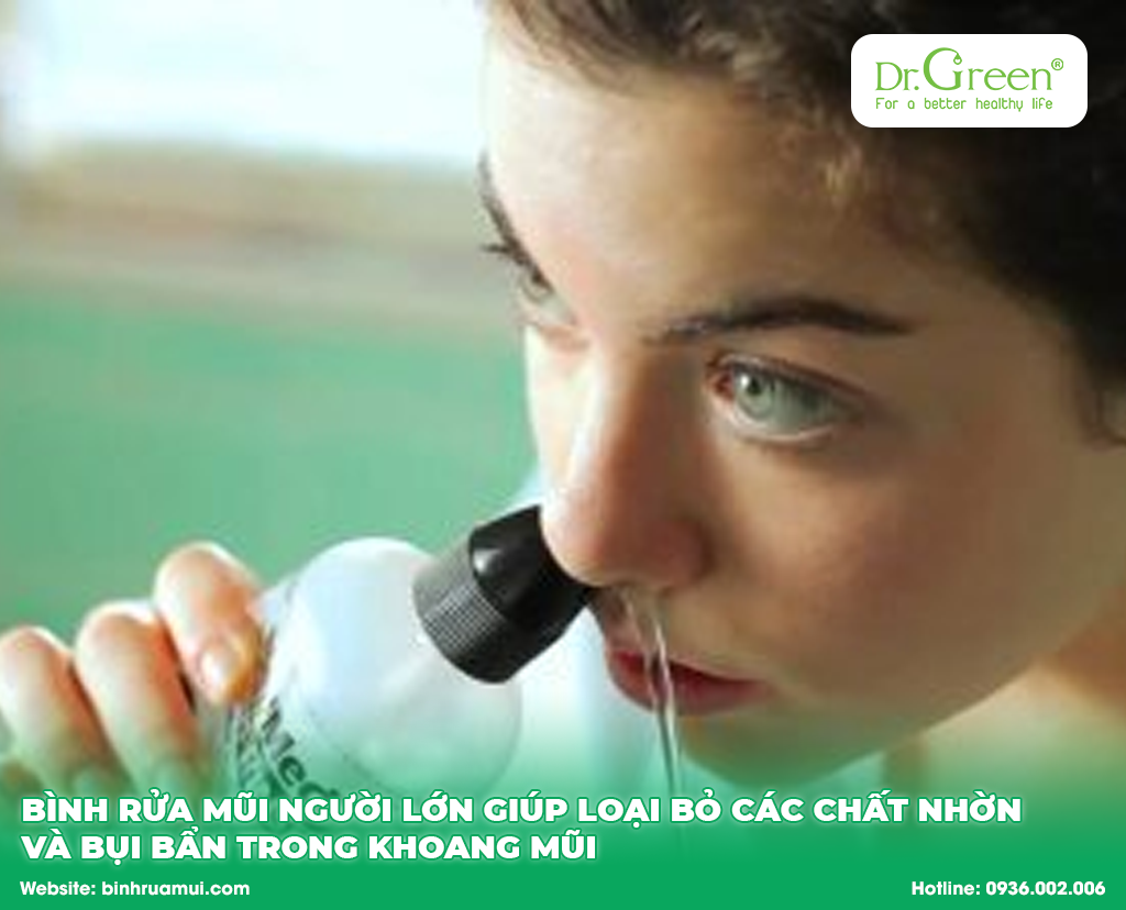 Bình rửa mũi Dr.Green 3 ưu điểm mà bạn không thể bỏ lỡ