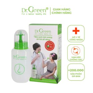 Bình rửa mũi Dr.Green là sản phẩm giúp phòng tránh viêm mũi dị ứng hiệu quả