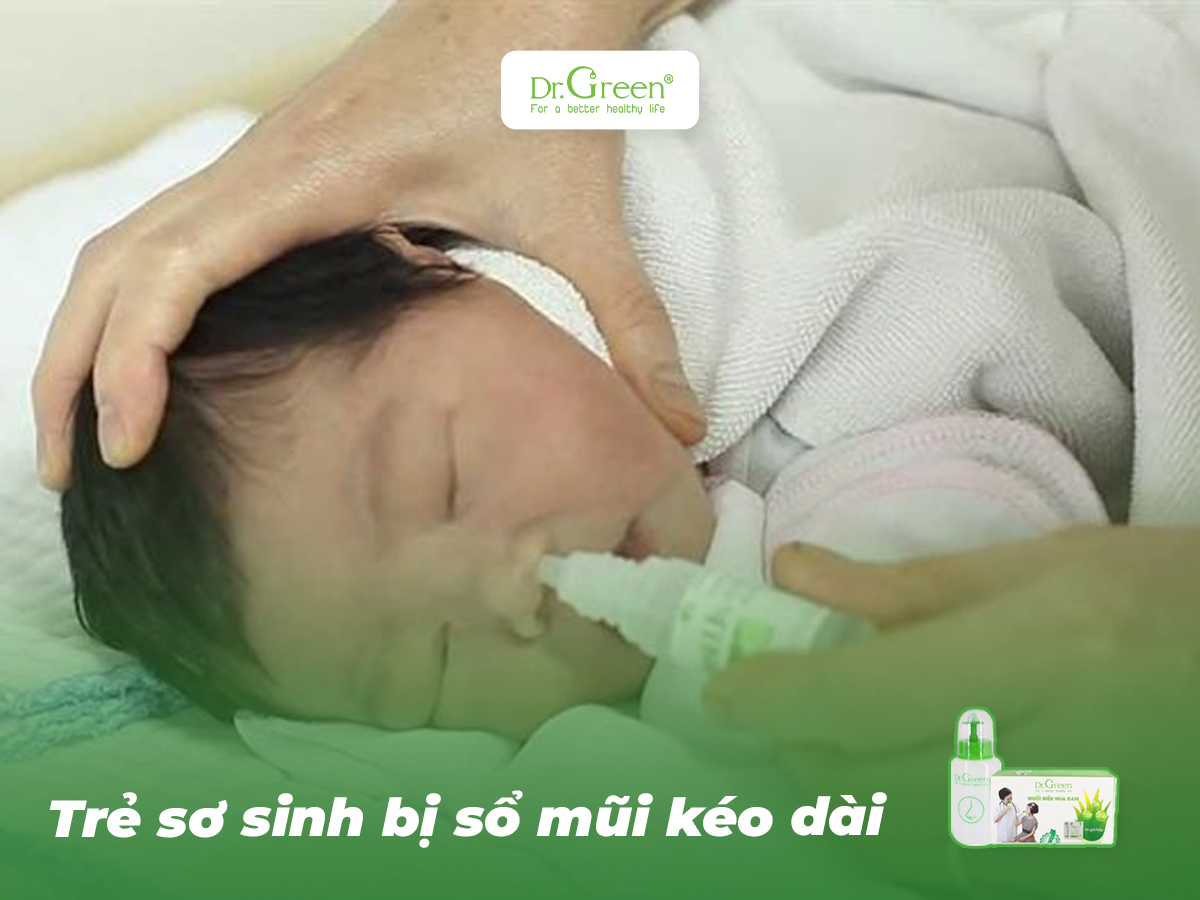 Cách rửa mũi cho trẻ sơ sinh bị sổ mũi